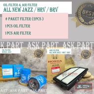 OIL FILTER OIL FILTER + AIR FILTER ALL NEW JAZZ HRV BRV