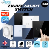 Retouch Zigbee Smart Switch Control Tuya Apps Smart Remote App Voice Control Switch 20A 1G 2G 3G 4G 