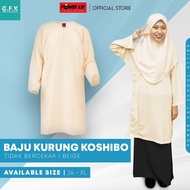 BAJU KURUNG SEKOLAH KOSHIBO BEIGE