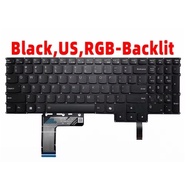 US  Black Backlit Keyboard for Lenovo Legion 5 16IRX9 83DG, Y7000P IRX9, R7000 APH9,Slim 5 16AHP9 16