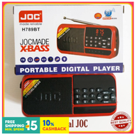Ready Stock JOC H798 Portable Rechargeable Digital Radio MP3 Radio Mp3