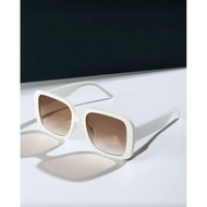 White Frame Shades Sunglasses for Women