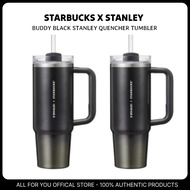 [STARBUCKS] Buddy Black Stanley Quencher Tumbler, 887ml