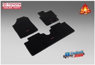 (ของแท้) พรม ปูพื้น พรมรถยนต์ พรม ปูพื้น รุ่นพิเศษ สีดำ โตโยต้า วีออส Toyota Vios 2013-2020 เบิกศูนย
