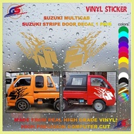 ✎ ♒ ♻ Suzuki Multicab Body Decals -Stripping Decal High Quality Vinyl Sticker