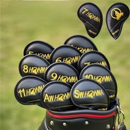 HONMA BERES 10pcs set Golf Iron Head Cover New Golf Iron Cover 4-11 SwAw Iron Head Cover Universal G