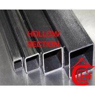 Hollow Square Pipe  (Size : 1/2"/5/8" /3/4" /1" /1 1/4" /1 1/2" ) Thickness : 1.0mm -3 Feet , 4 Feet