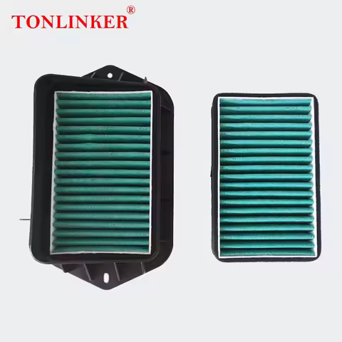 TONLINKER 2 Holes Air Filter For Vw Beetle A5 Jetta6 NF Sharan Tiguan 5N For Audi Q3 8U Alhambra Ext