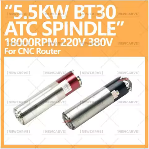 5.5KW BT30 ATC Spindle Motor 220V 380V 120TD18Z5.5A GDL120-30-18Z/5.5 CNC Automatic Tool Change 1800