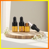 Accurate Dosage Glass Dropper Bottle Amber Mini Refillable Bottle Glass Chemical Stable for  Serum S