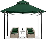 MASTERCANOPY Outdoor Garden Gazebo for Patios with Stable Steel Frame(9x9, Forest Green)