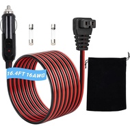 16.4 FT DC Power Cord Cable 12V/24V for Car Fridge Car Refrigerator Freezer Compatible with Alpicool