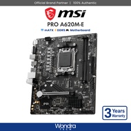 [FAST SHIP] MSI PRO A620M-E | AMD A620 | DDR5 | mATX Motherboard