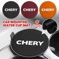 2pcs Car Cup Holder Anti Slip Insert Coasters Pads For Chery Fulwin QQ Tiggo 3 5 T11 A1 A3 A5 Amulet