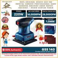 100% ORIGINAL Bosch GSS 140 Orbital Sander Professional 220W Sanding Machine Sand Paper Machine / Me