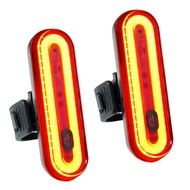 BV Bike Lights for Night Riding LED Bike Tail Light - Bicycle Light Battery-Powered/Rechargeable - R