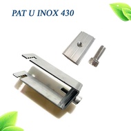 430 stainless steel U plate / clamp clamp clamp under U36 solar panel - Full set, 304 stainless stee
