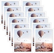 CRUGLA 12 Packs 8.5x11 Magnetic Picture Frames for Refrigerator Locker, 8.5 by 11 Photo Certificate 