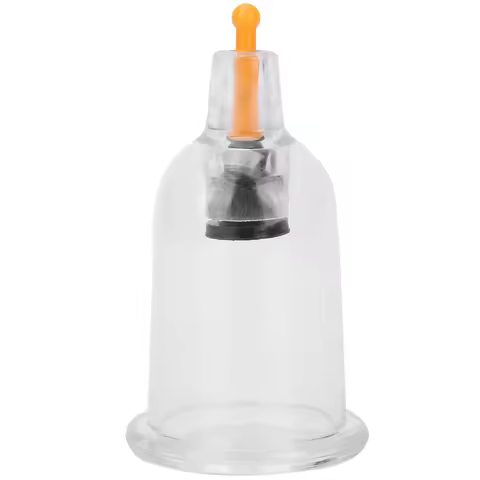 Acupuncture Suction Massage Cup Vacuum Cupping Cup Relieve Fatigue Transparent Reusable Plastic for 
