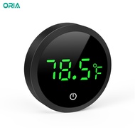 ORIA Digital Aquarium Thermometer Fish Tank Thermometer with LED Display for Fish Axolotl Turtle or 