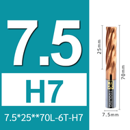 ดอกรีมเมอร์ คาร์ไบด์ แข็ง55HRC ฟันเกลียว H7