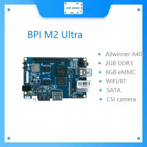 Banana Pi BPI M2 Ultra Quad Core A40i Allwinner chip Development board with WIFI&BT4.0,EMMC Flash me