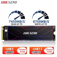 SSD HIKSEMI 2TB 1TB 512GB M2 SSD Nvme Pcie 4.0 X4 M.2 2280 Nvme ไดรฟ์ดิสก์แบบแข็งภายในสำหรับ PS5เดสก์ท็อป Gratis Ongkir
