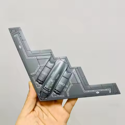 Fighter B-2 Airplane 1:200 Scale Aircraft 3D Puzzle Model Military ABS Plastic Assembly Plane Souven