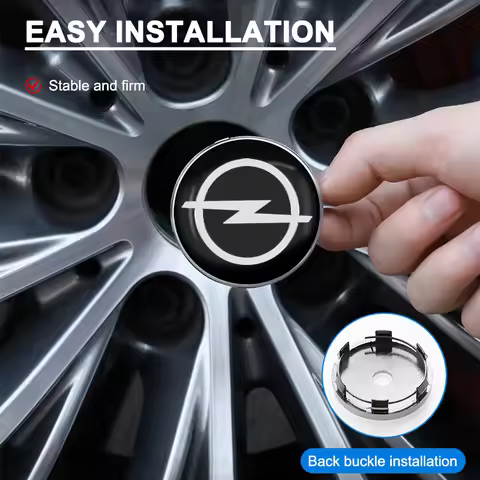 4pcs 60mm Car Wheel Center Hub Cap Rim Cover Emblem Stickers For Opel Astra j g Insignia Corsa d Vec