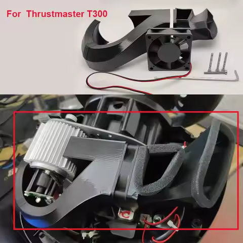 Simulated Racing Game Heat Dissipation Duct Modification For Thrustmast T300 Compatible T300TS/GT St