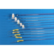 ☽Grade A acid burette alkaline burette 10ml 25ml 50ml transparent glass burette ⚔♥]rd#