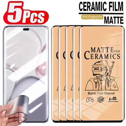 5PCS Soft Matte Ceramic Film For Honor Magic 7 Lite 6 Pro 90 Lite 50 SE Screen Protector For Honor X