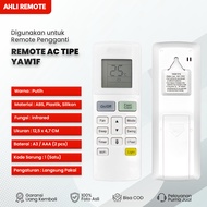 Remote AC Gree YAW1F / Remot AC Gree YAW1F9 GWC-05F1S