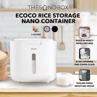 ECOCO Rice Storage Nano Container [ Kitchen Anti Bug Sealed Bucket Grain Food Box ]