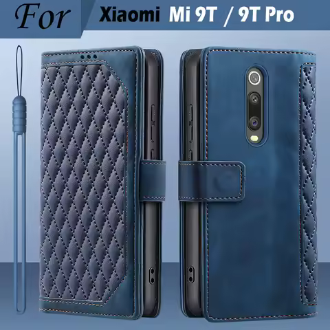 Mi 9T Case For Xiaomi Mi 9T Pro Case Luxury Leather Wallet Flip Phone Case For Xiaomi Mi 9T Mi9t Cov