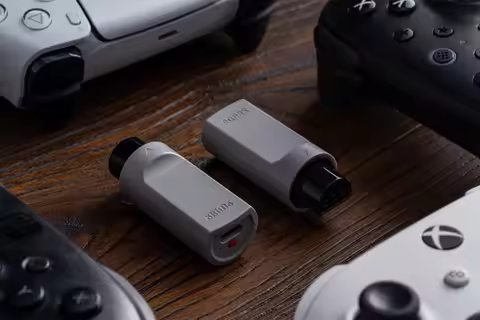 8BitDo Retro Receiver for N64 and Windows, Compatible with PS5/PS4 Xbox Series Controller, Switch Pr