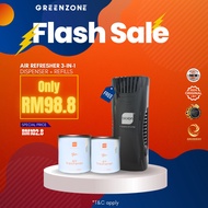 Bioion Air Freshener 2-in-1 Auto Fan Dispenser