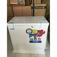[Dijual] Aqua Chest Freezer / Box Freezer 150 Liter Aqf-160 Promo
