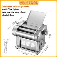 Mesin mie listrik kue bawang mesin komersial 2/3 Pisau listrik Mesin mie pasta giling mie giling