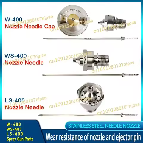 W-400 WS-400 LS-400 Air Power Spray Parts Kit Nozzle Aircap Set Accessories For Original Japan Anest