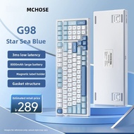 MCHOSE G98 V2 Mechanical Keyboard Customized Wireless Triple Mode Bluetooth Esports Game Special pro