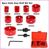 Ahead Comprehensive 19-64mm Hole Saw Collection Kits with Storage Case for Various Materials Compati
