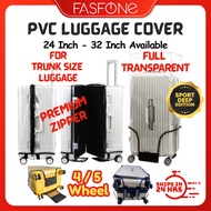 Cover Luggage Protector Transparent PVC Usable Travel Suitcase | Luggage Bag Cover  24 26 28 30 32IN