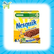 Nesquik Breakfast Cereal Bars เนสควิก ช็อกโกแลตซีเรียลบราร์ 1 กล่อง 6 ชิ้น