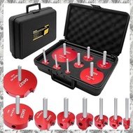 (DKCZ) 8Pcs PVC Pipe Reamer Kit PVC Fitting Saver PVC Socket Saver Fit for Standard 1/2inch Drill P