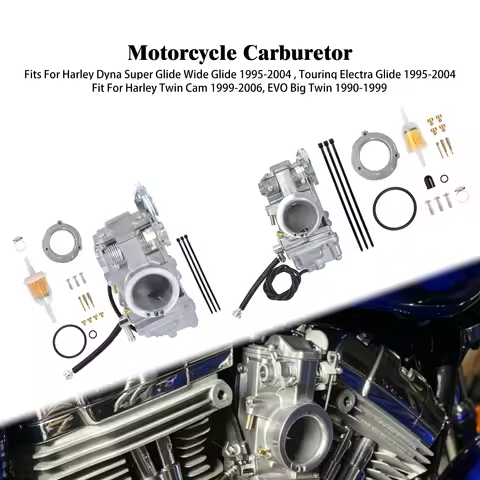 Motorcycle Carburetor HSR45 45mm HSR42 42mm For Harley Twin Cam 1999-06 EVO Big Twin Dyna FXDW FXD T