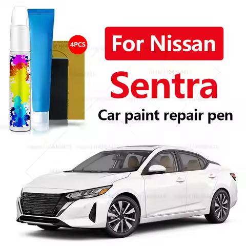 Paint Repair Pen For 1982-2025 Nissan Sentra S SV SR Paint Scratch Repair Accessories 4PCS White QAC