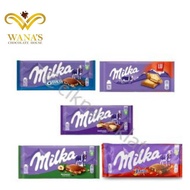 Chocolate MILKA BAR 100G coklat