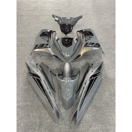 COVERSET YAMAHA 135 LC V6 NARDO GREY STICKER CHROME