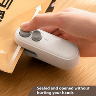 Watsuno Mini Food Sealer USB Rechargeable Snack Plastic Bag Heat Sealer, Sealing Machine